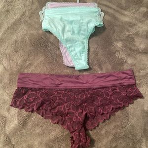 🌺5/$15!! Panty bundle